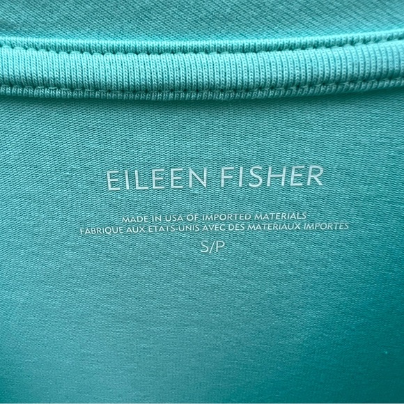 Eileen Fisher High Low Long Sleeve Crewneck NWOT - Picture 3 of 12